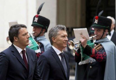 Tras visitar al Papa, Macri se reuni� con Renzi para 