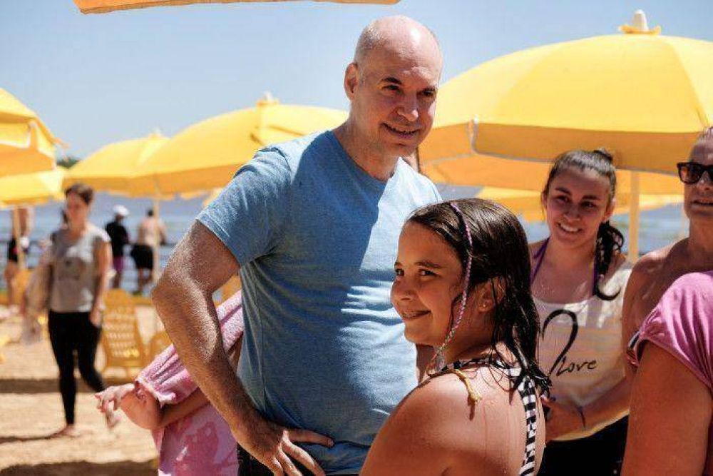 Horacio Rodrguez Larreta visit el Parque de los Nios