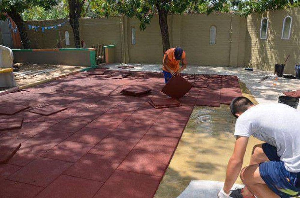 Remodelaron todos los jardines de infantes municipales 
