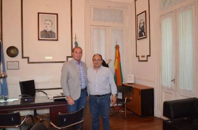 El Intendente dialog� con el Inspector Jefe Regional de DIPREGEP