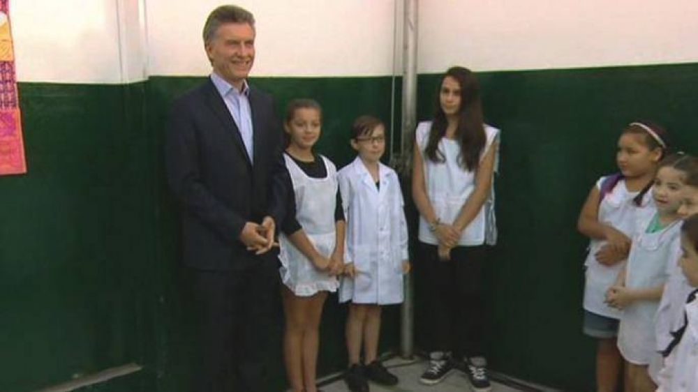 Macri anunci� un proyecto para que los chicos empiecen la escuela a los 3 a�os