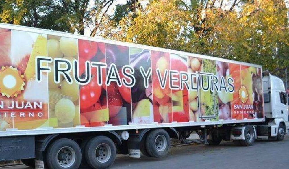 El cami�n de Frutas y Verduras partir� hacia Buenos Aires