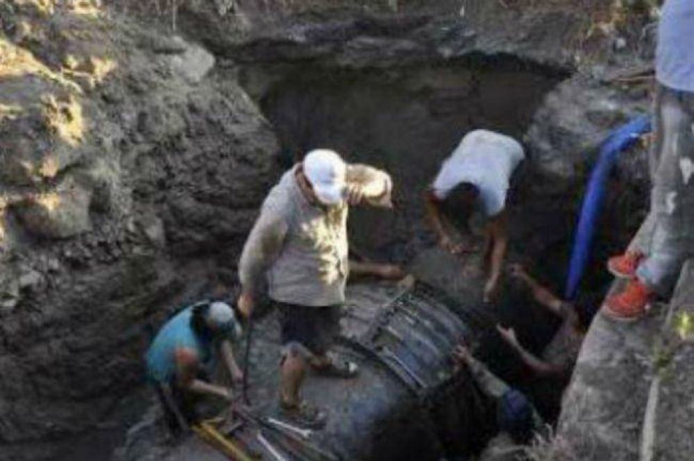 Un desperfecto dej� sin agua potable a Tirol, Fontana y al barrio San Cayetano