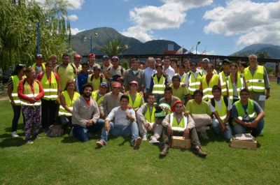 Bosetti elogi� el trabajo de mantenimiento en el Parque de la Ciudad