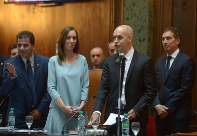 Nexo con vecinos y �prioridades�, claves del discurso de apertura de sesiones de Larreta
