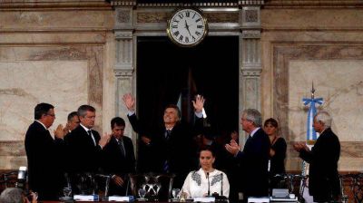Mauricio Macri inaugur� el a�o legislativo con cr�ticas a la anterior gesti�n y promesas de cambio