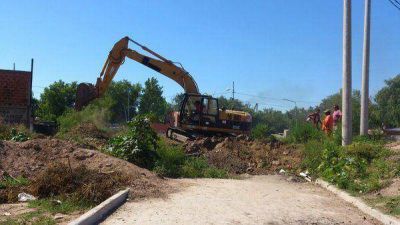 M�s obras de infraestructura en el barrio Almirante Brown de Tigre
