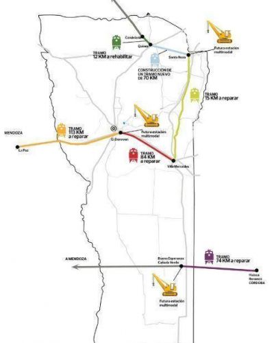 Proyectan recuperar v�as f�rreas para impulsar el tren de cargas