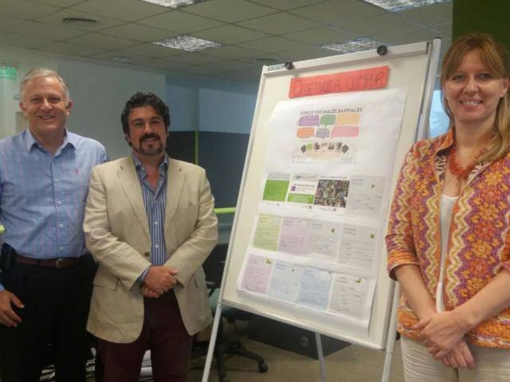 Diego Buffone se reuni� con su par de Vicente L�pez