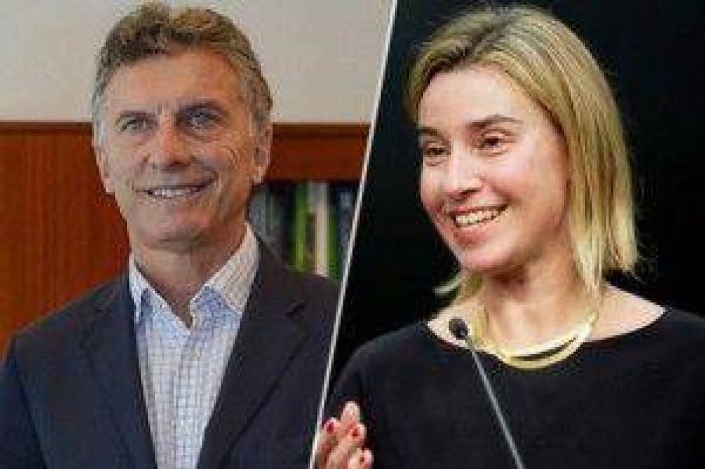 El Presidente se reunir� con Mogherini y anunciar�an el inicio de negociaciones UE-Mercosur