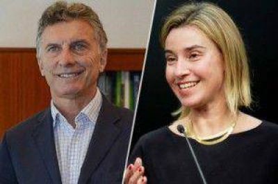 El Presidente se reunir� con Mogherini y anunciar�an el inicio de negociaciones UE-Mercosur