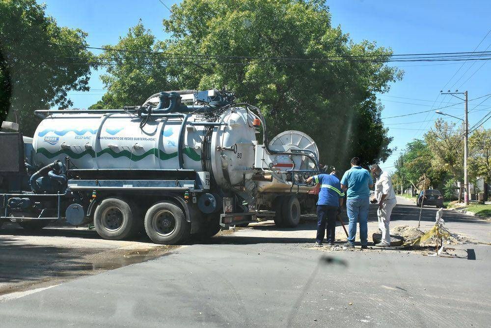 Ahora s�: est� en marcha el plan contra las cloacas que rebalsan en Santa Rosa