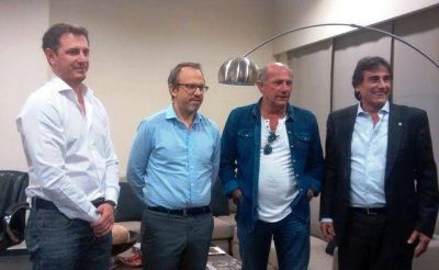 Valenzuela y Jofr� se reunieron en el Sindicato de Empleados de Comercio