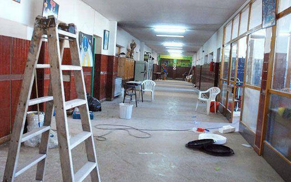 Desde los Consejos escolares piden recursos para obras