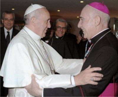 El Papa Francisco recibi� ayer al Obispo Monse�or Carlos Malfa