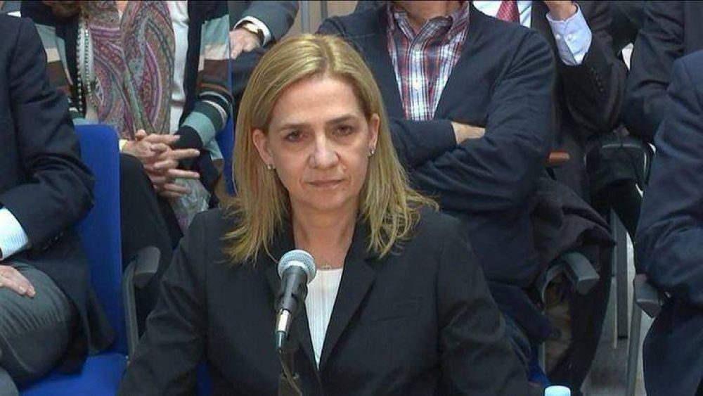 La infanta Cristina se declar� inocente