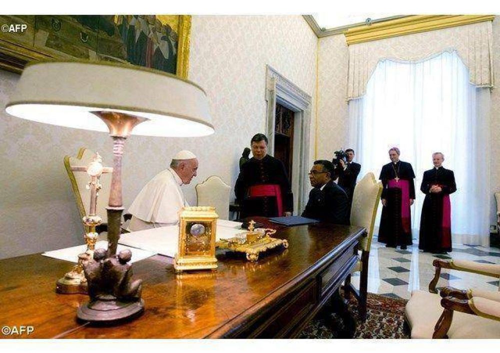 El Papa recibi al Primer Ministro de la Repblica Democrtica de Timor Oriental, Sr. Rui Maria de Arajo