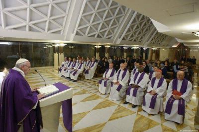 El Papa en Sta. Marta: �La infidelidad a Dios endurece el coraz�n�