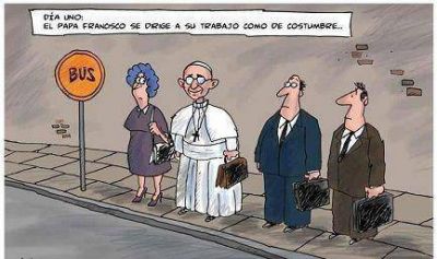 Bergoglio el caminante