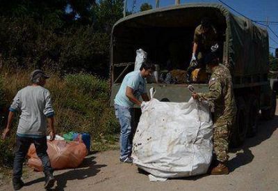 Finaliz� campa�a contra el dengue en Tandil; recolectaron 65 mil kilos de chatarra