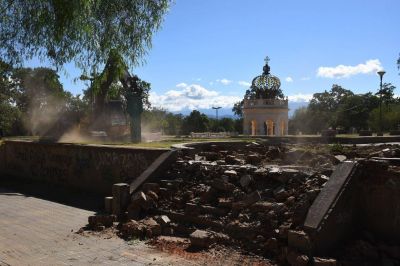 Avanza a paso firme la intervenci�n y puesta en valor de �La Alameda�
