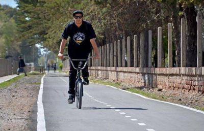 Inauguraron un nuevo tramo de bicisenda en Neuqu�n