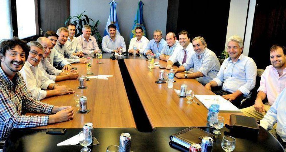 Galli particip de un encuentro con Jorge Macri en el Grupo Banco Provincia