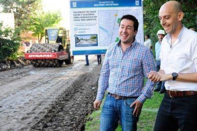 Nardini present� plan de pavimentaci�n y obra hidr�ulica