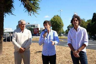 SAN ISIDRO: SE INAUGUR� LA ROTONDA DE THAMES REDISE�ADA
