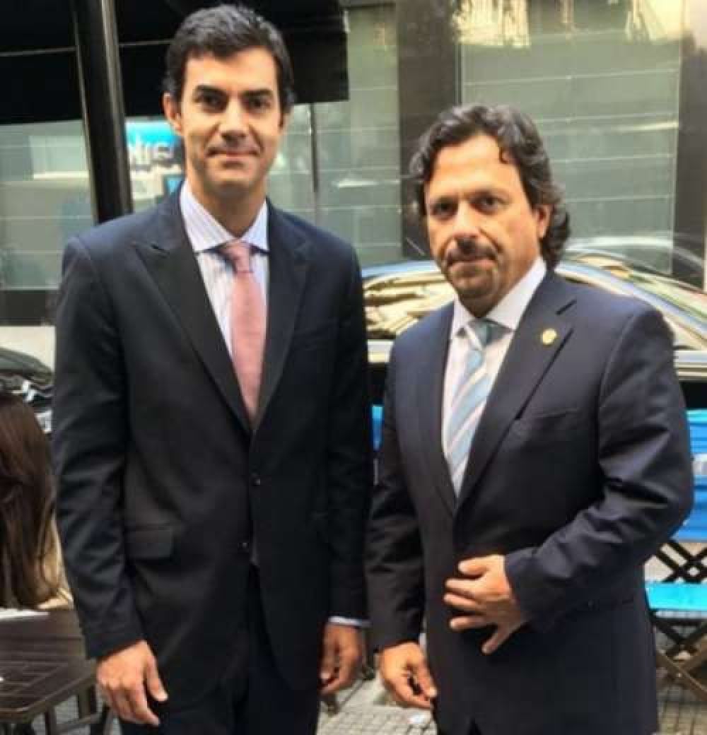 Lejos de especulaciones, S�enz tuite� una foto con Urtubey: mir� lo que dijo