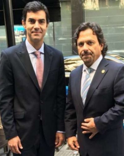 Lejos de especulaciones, S�enz tuite� una foto con Urtubey: mir� lo que dijo