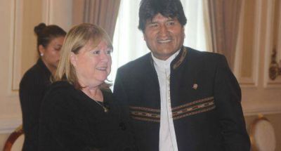 Malcorra y Evo Morales analizaron la situación energética