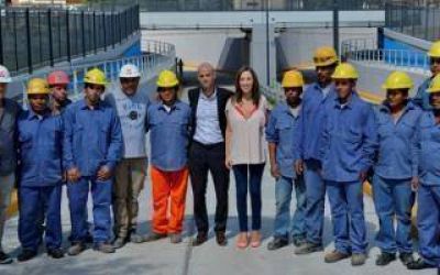 La Plata: Vidal inaugur� un paso bajo nivel del Roca