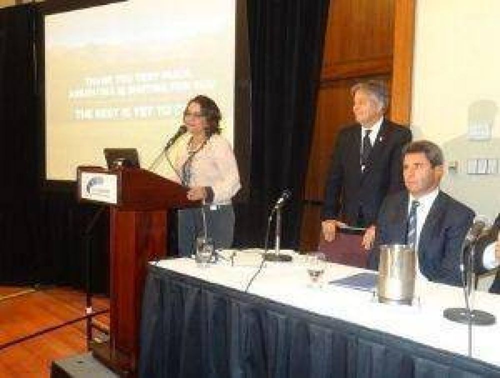 Corpacci dijo que hay proyectos para desarrollar