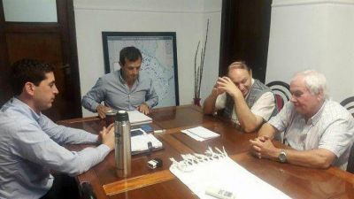 El intendente se reuni� con la Federaci�n Agraria
