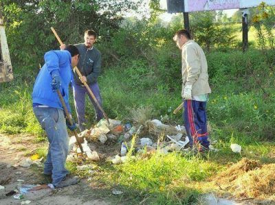 Contin�an limpiando basurales que se generan en distintos puntos de la ciudad