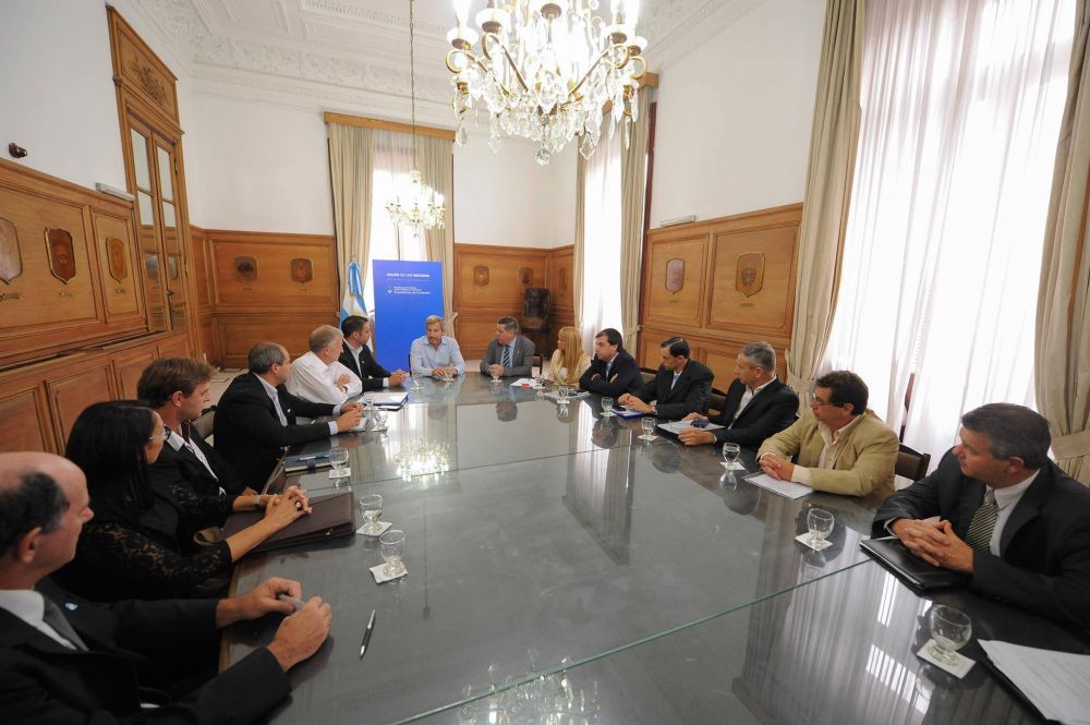 Frigerio recibi� a intendentes vecinalistas de Entre R�os 