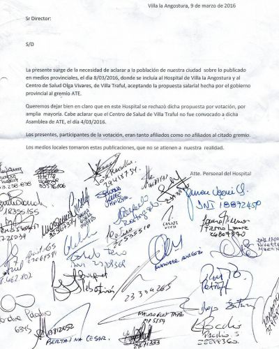 Trabajadores de la Salud rechazaron la propuesta salarial realizada por el gobierno provincial a ATE