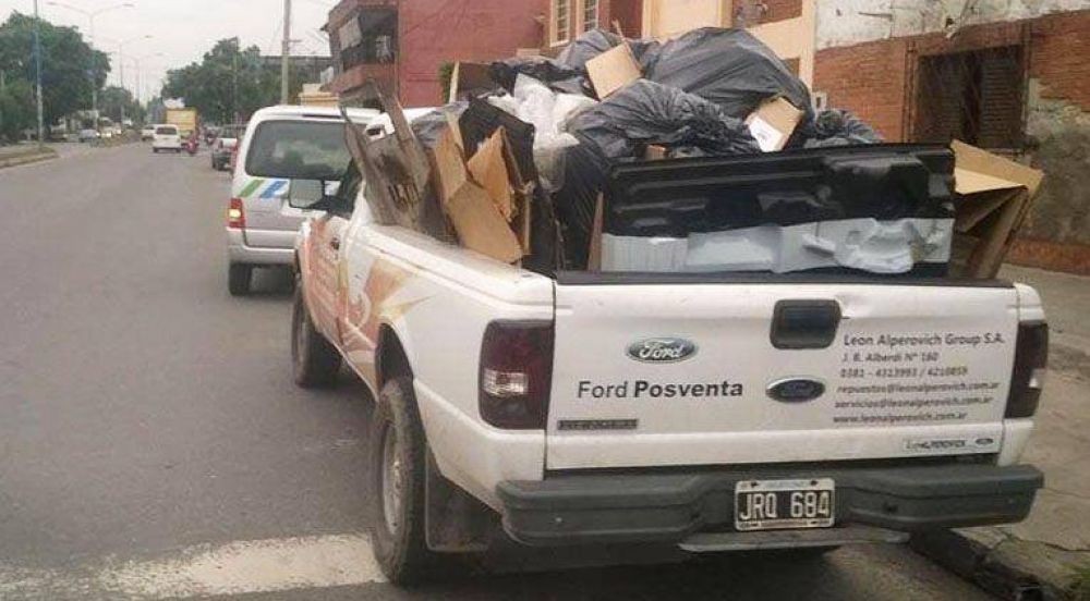 Basura marca Alperovich Group: secuestraron dos camionetas 