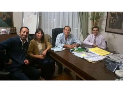 El Intendente recibi� al Director de Fiestas Populares y Turismo