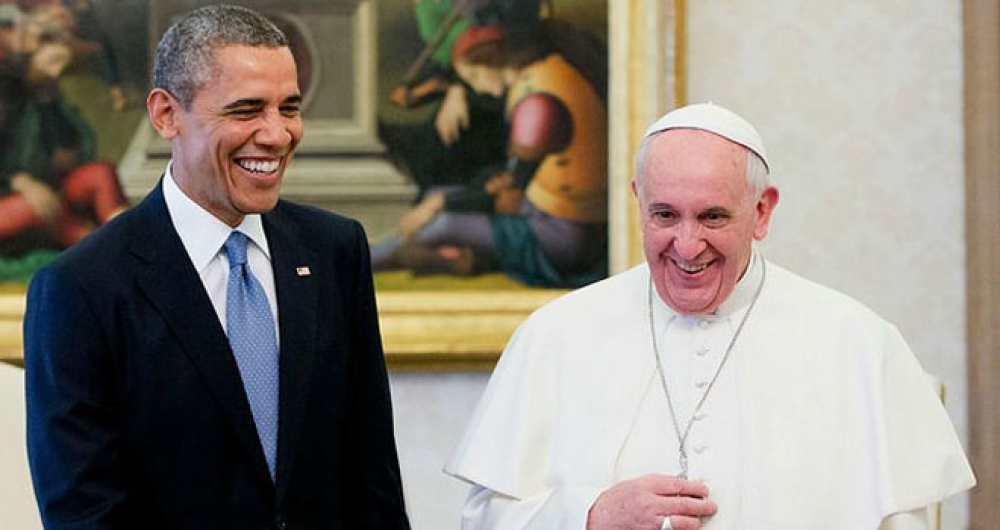 Obama felicitó a Francisco por el aniversario de su pontificado