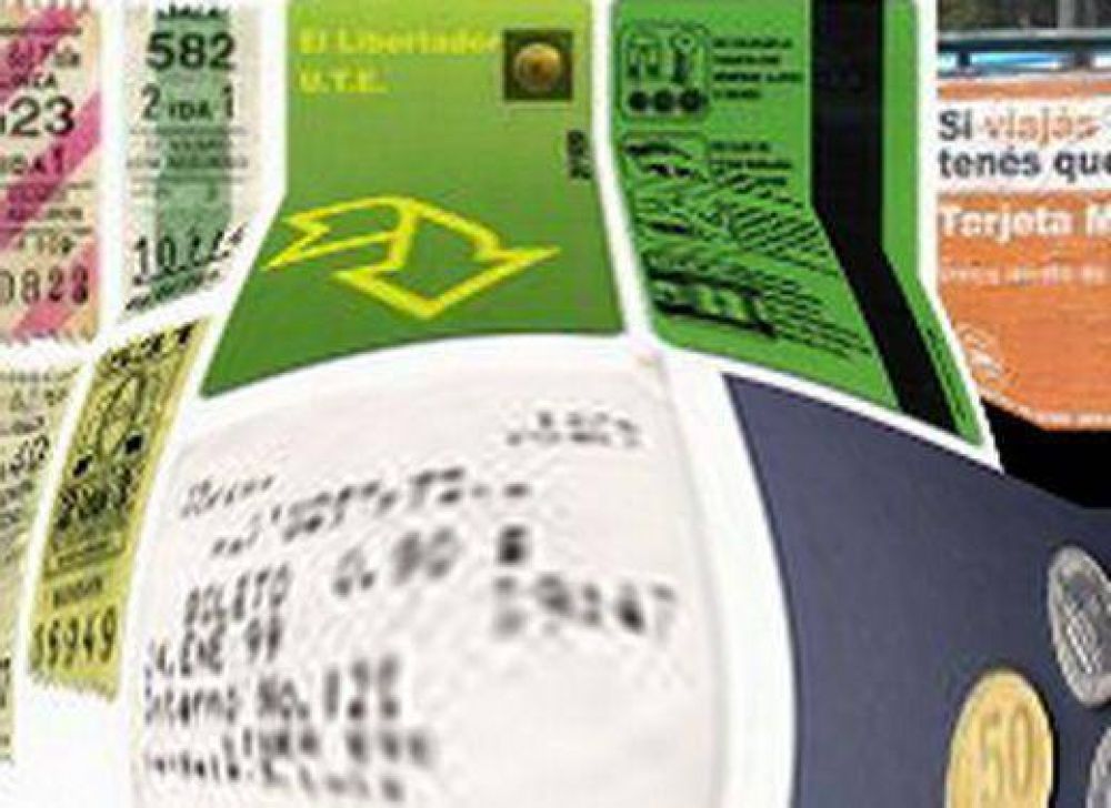 Monedas y tarjetas magn�ticas para el boleto electr�nico