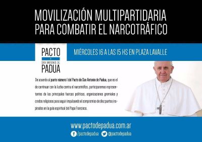 El Pacto de Padua convoca a una movilizaci�n para combatir el narcotr�fico