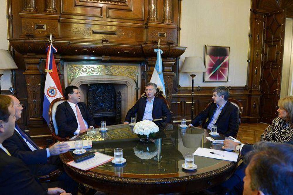 Macri y Cartes hablaron sobre la marcha del Mercosur y la lucha contra el narcotr�fico