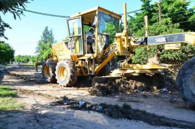 Trabajos de limpieza en dos vastos sectores de la ciudad 