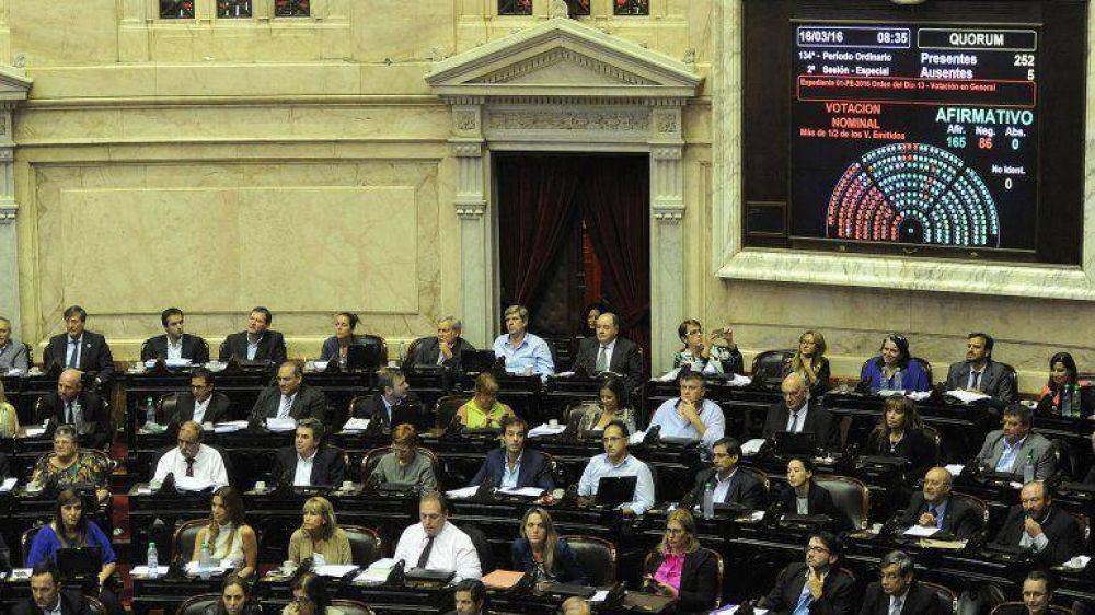 La C�mara de Diputados le dio media sanci�n al acuerdo con los holdouts
