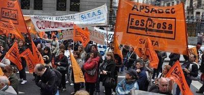 El paro tuvo un acatamiento del 85% en hospitales de todo el pa�s