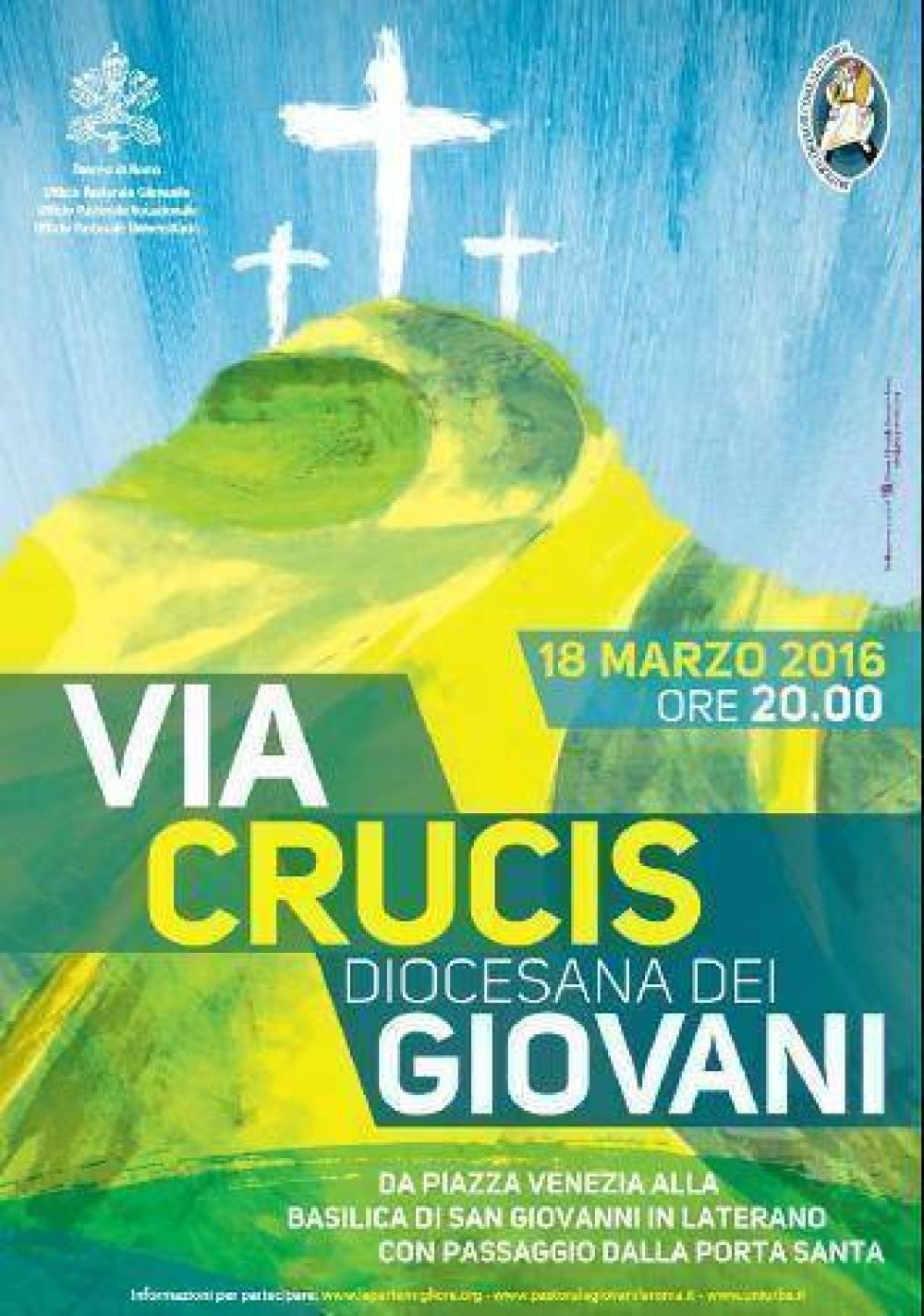 Este viernes ocurrirá en Roma el Vía Crucis Diocesano de los Jóvenes
