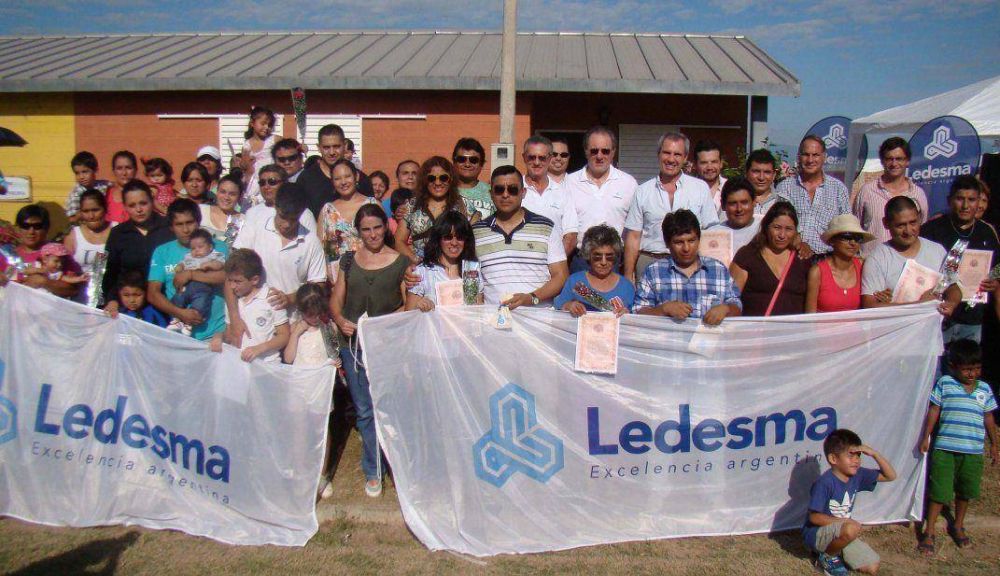 Entrega de viviendas