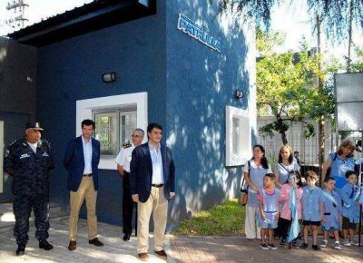 Jorge Macri inaugur� un nuevo destacamento policial en Munro